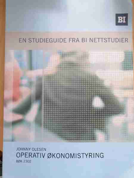 Operativ økonomistyring : studieguide - Bokia.no