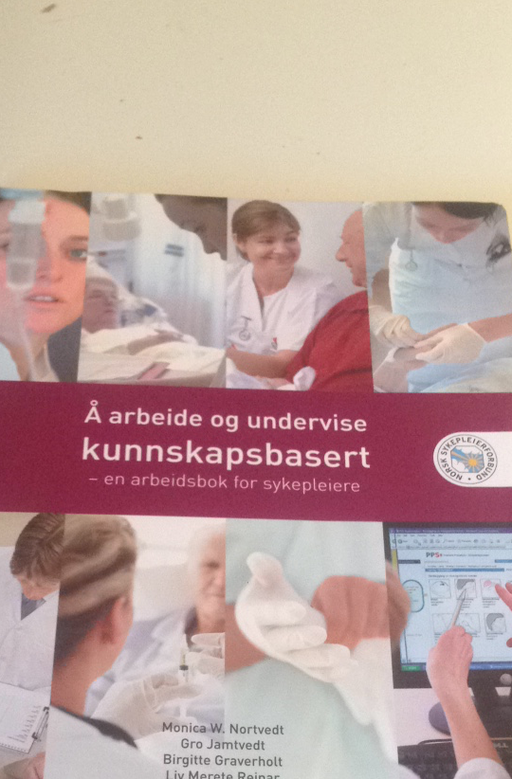 Å arbeide og undervise kunnskapsbasert: en arbeidsbok for sykepleiere - Bokia.no