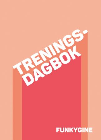 Funkygine treningsdagbok 9788242973481 Jørgine Massa Vasstrand Brukte bøker