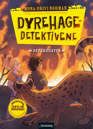 Gepardgåten 9788203378522 Mona Grivi Norman Brukte bøker