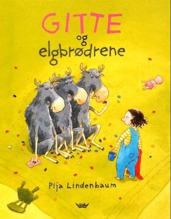 Gitte og elgbrødrene 9788204093363 Pija Lindenbaum Brukte bøker