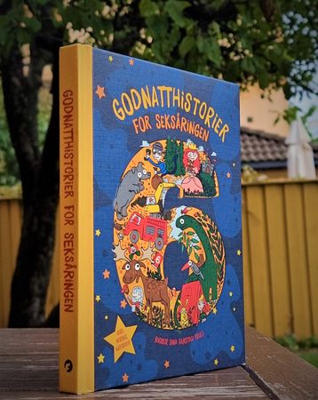 Godnatthistorier for seksåringen 9788293335429  Brukte bøker