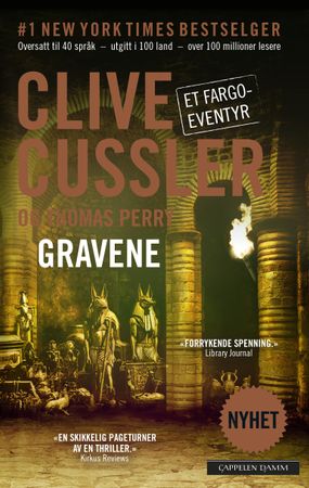 Gravene 9788202552589 Clive Cussler Thomas Perry Brukte bøker