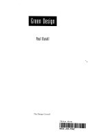 Green Design 9780850722840 Paul Burall Brukte bøker