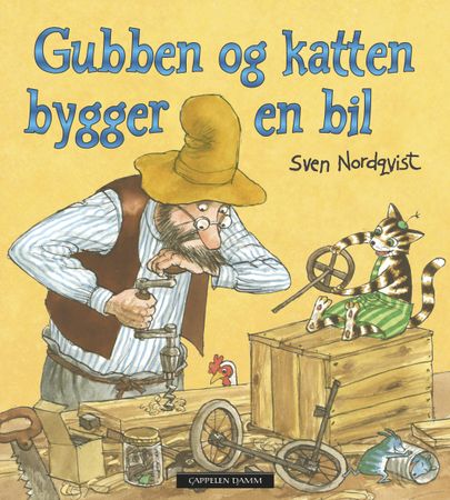 Gubben og katten bygger en bil 9788202697068 Sven Nordqvist Brukte bøker