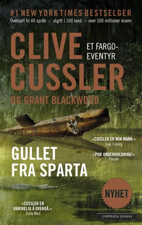 Gullet fra Sparta 9788202552541 Clive Cussler Grant Blackwood Brukte bøker