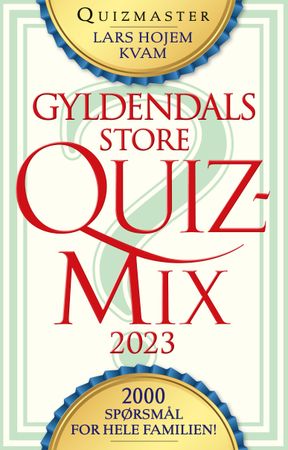 Gyldendals store quizmix 2023 9788205584150 Lars Hojem Kvam Brukte bøker