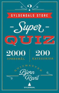 Gyldendals store superquiz 9788205500747 Bjørn Revil Brukte bøker