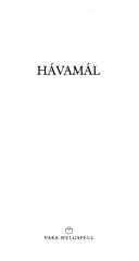 Hávamál 9789979203506  Brukte bøker