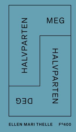 Halvparten meg, halvparten deg 9788282883634 Ellen Mari Thelle Brukte bøker