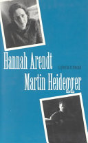 Hannah Arendt/Martin Heidegger 9780300064070 Elżbieta Ettinger Brukte bøker