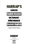 Harrap's Concise English-German Dictionary 9780245538698 Robin Sawers Brukte bøker