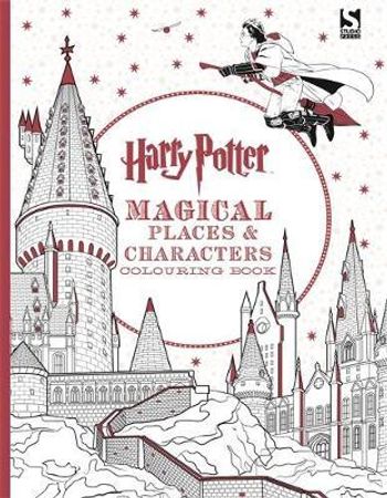 Harry Potter magical places and characters colouring book 9781783706006  Brukte bøker