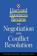 Harvard Business Review on Negotiation and Conflict Resolution 9781578512362  Brukte bøker