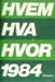Hvem hva hvor 1984 (Innbundet) - Bokia.no