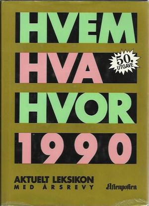 Hvem hva hvor 1990 (Innbundet) - Bokia.no