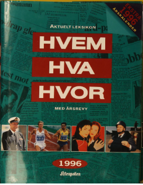 Hvem hva hvor 1996: Aftenpostens aktuelle oppslagsbok (Innbundet) - Bokia.no
