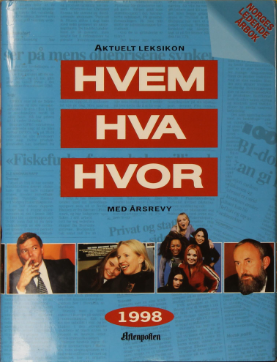 Hvem hva hvor 1998: Aftenpostens aktuelle oppslagsbok (Innbundet) - Bokia.no