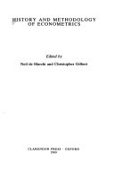History and Methodology of Econometrics 9780198283119 Christopher Gilbert Neil De Marchi Brukte bøker