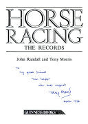 Horse Racing 9780851124469 John Randall Tony Morris Brukte bøker