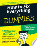 How to Fix Everything For Dummies 9780764572098 Gary Hedstrom Peg Hedstrom Judy Ondrla Tremore Brukte bøker