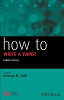 How to Write a Paper 9781405139762 George M. Hall Brukte bøker
