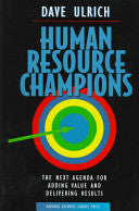 Human Resource Champions 9780875847191  Brukte bøker