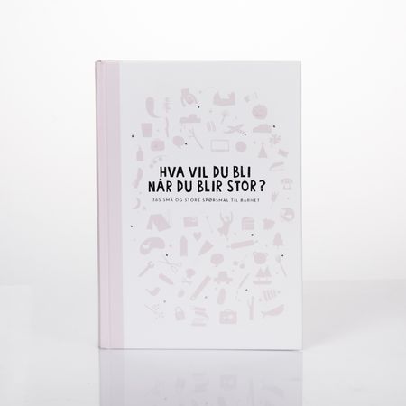 Hva vil du bli når du blir stor? 365 små og store spørsmål til barnet 9788293665021 Marte Lindstad Næss Brukte bøker