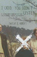 I Cried, You Didn't Listen 9781904859543 Dwight Edgar Abbott Brukte bøker