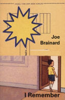 I Remember 9781887123488 Joe Brainard Brukte bøker