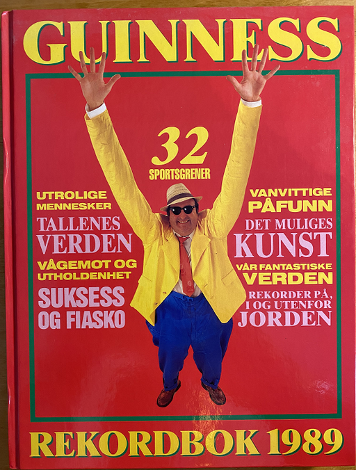 Guinness rekordbok 1989 (Innbundet) - Bokia.no