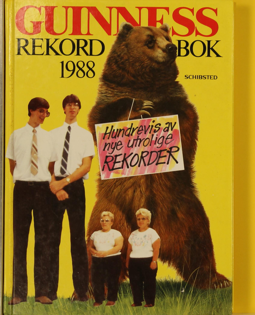 Guinness rekordbok 1988 (Innbundet) - Bokia.no
