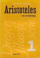 En bok med tittelen "Aristoteles: en innføring" fra Bokia.no, vist med åpen side og bokomslag i en lesevennlig setting.