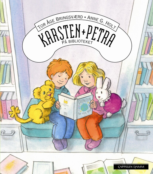 Karsten og Petra på biblioteket - Bokia.no
