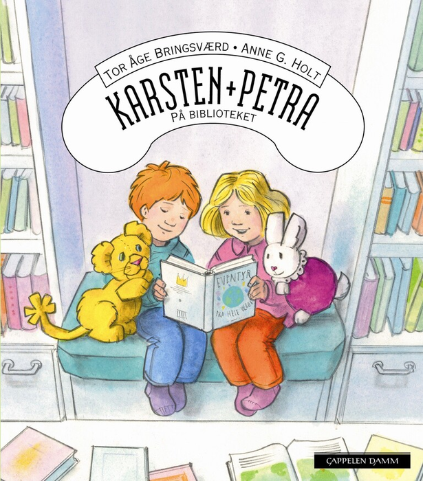 Karsten og Petra på biblioteket - Bokia.no