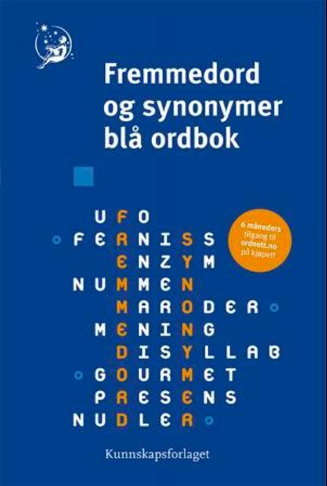Fremmedord og synonymer blå ordbok (Innbundet) - Bokia.no