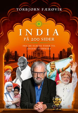 India på 200 sider 9788248928201 Torbjørn Færøvik Brukte bøker