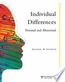 Individual Differences 9780863772573 Michael W. Eysenck Brukte bøker