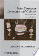 Indo-European Language and Culture 9781405188968 Benjamin W. Fortson IV Brukte bøker
