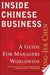 Inside Chinese Business 9781591393276 Ming-Jer Chen Brukte bøker