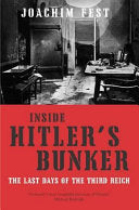Inside Hitler's Bunker 9780330431705 Joachim C. Fest Brukte bøker