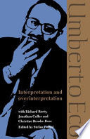 Interpretation and Overinterpretation 9780521425544 Umberto Eco Brukte bøker