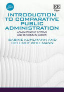 Introduction to Comparative Public Administration 9781786436726 Sabine Kuhlmann Hellmut Wollmann Brukte bøker