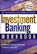 Investment Banking Workbook 9781118456118 Joshua Pearl Joshua Rosenbaum Brukte bøker