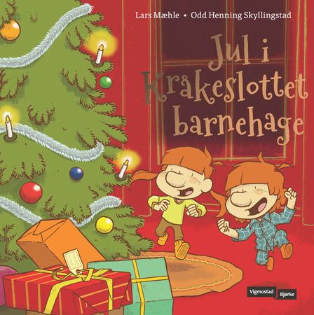 Jul i Kråkeslottet barnehage 9788241960963 Lars Mæhle Odd Henning Skyllingstad Brukte bøker