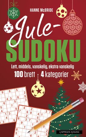 Jule-sudoku 9788202639303 Hanne D. McBride Brukte bøker
