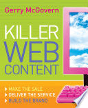 Killer Web Content 9780713677041 Gerry McGovern Brukte bøker
