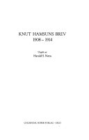 Knut Hamsuns brev. Bd. 3 9788205239623 Knut Hamsun Brukte bøker