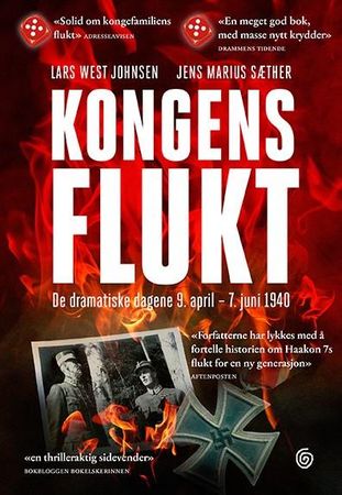 Kongens flukt 9788248919957 Lars West Johnsen Jens Marius Sæther Brukte bøker