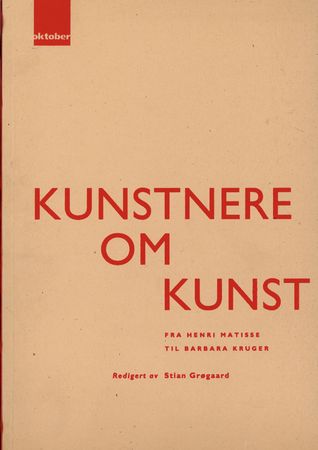 Kunstnere om kunst 9788270946211  Brukte bøker